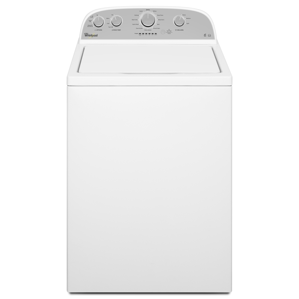 Whirlpool 3LWTW4815FW 15kg Commercial American Top Loading Washing Machine - WHITE