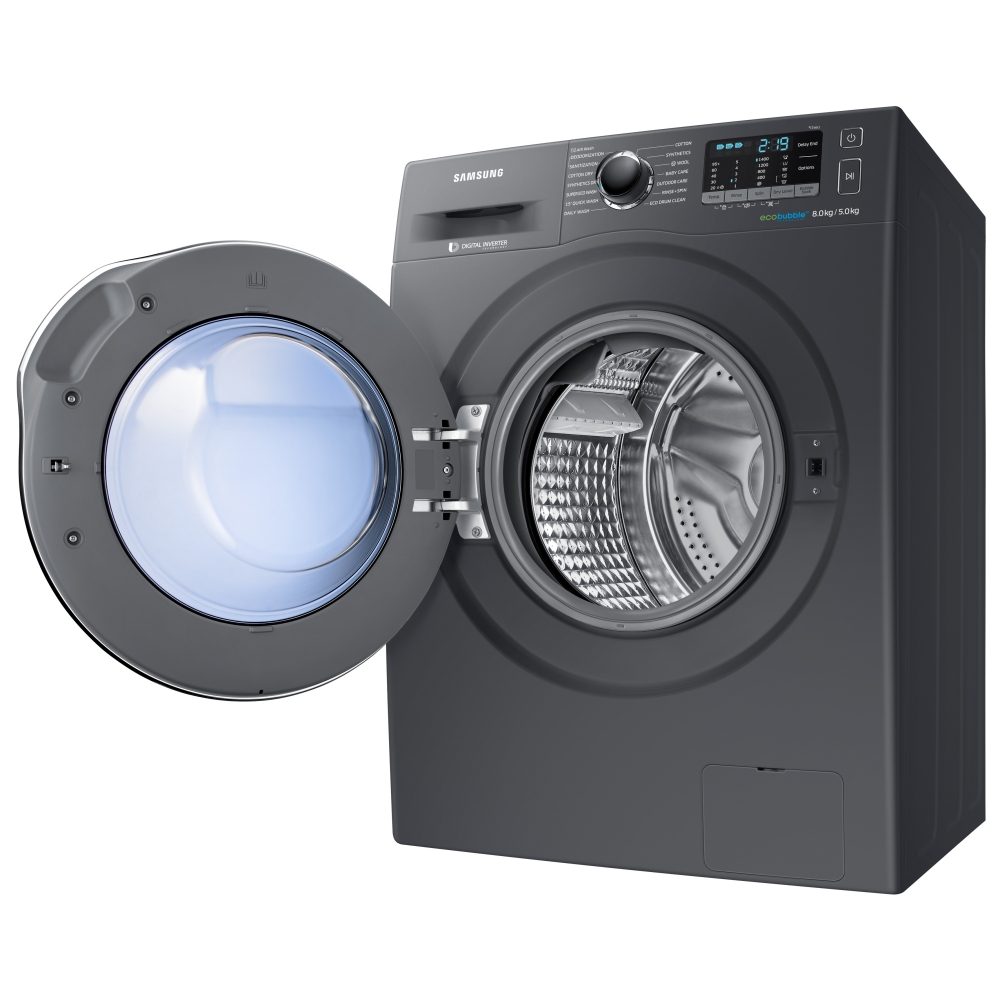 Samsung WD80J5A10AX 8kg Ecobubble Washer Dryer GRAPHITE Appliance City