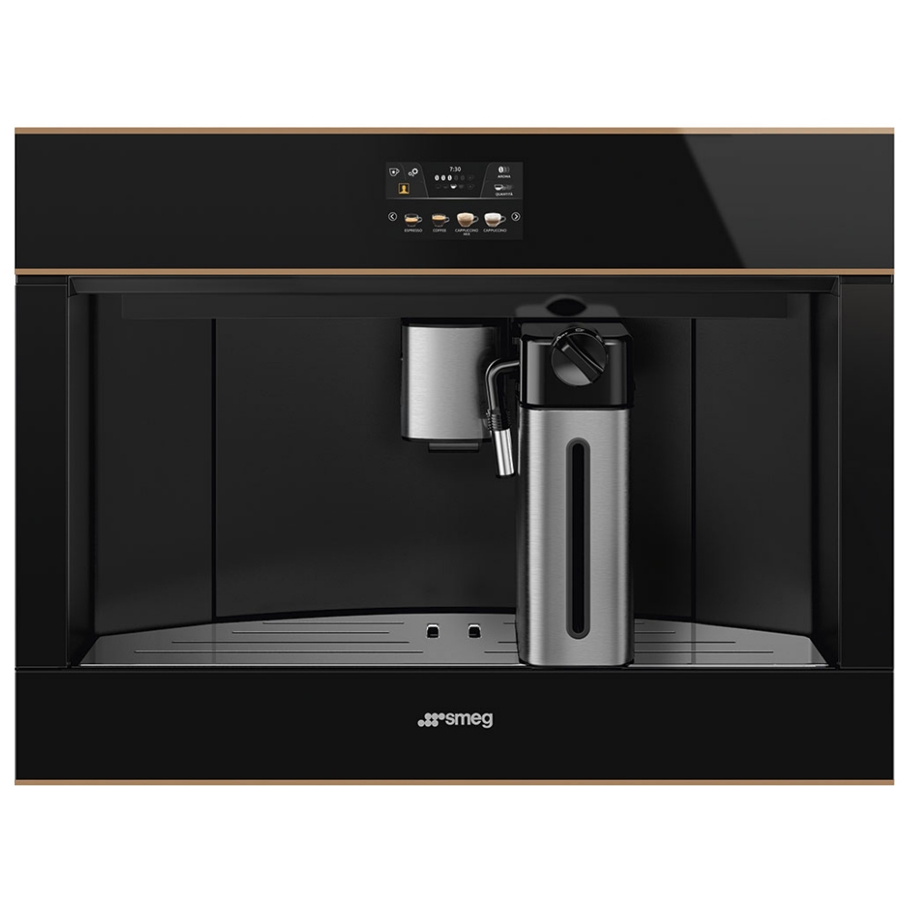 Smeg CMS4604NR Dolce Stil Novo Fully Automatic Built In Coffee Machine - COPPER