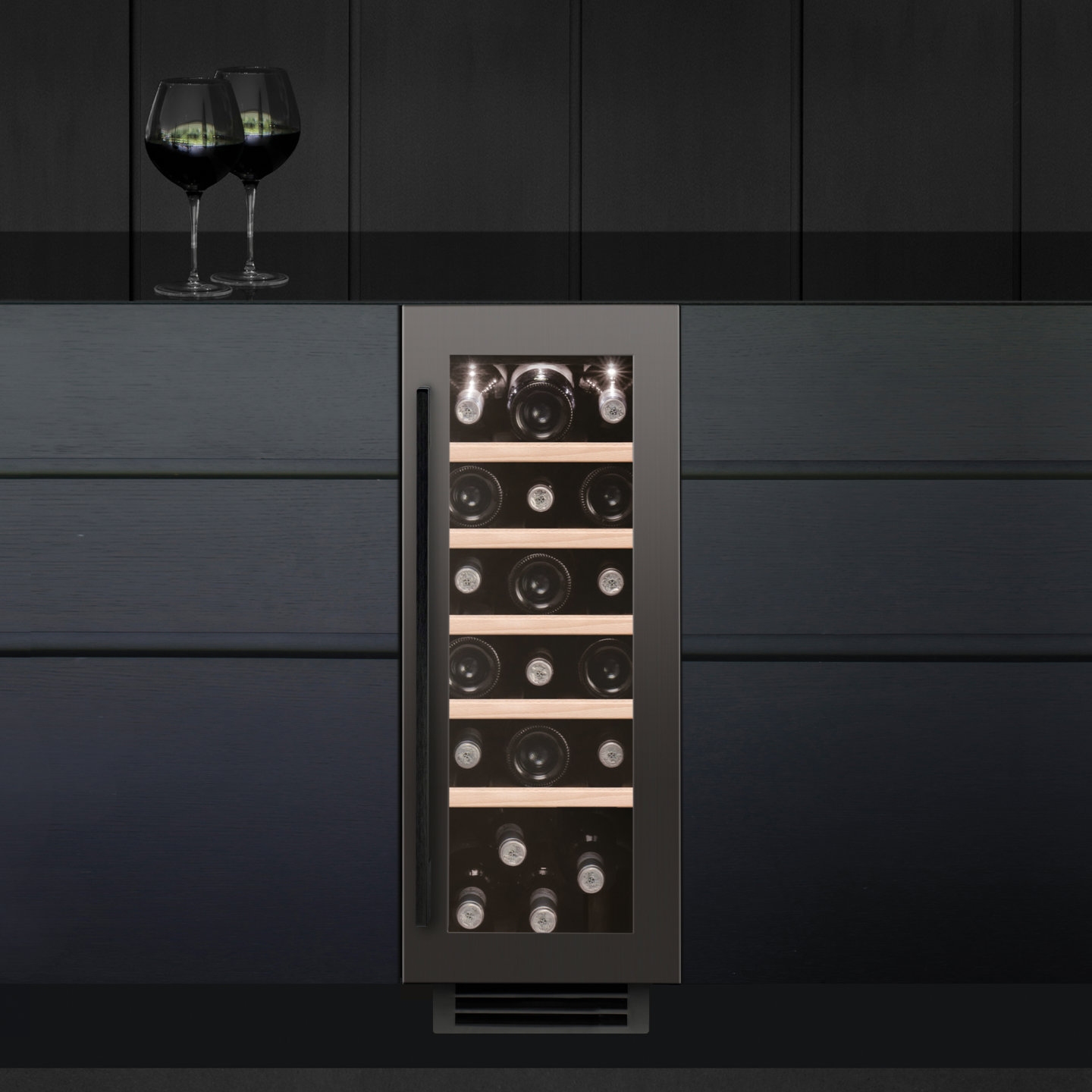 Caple WI3123GM 30cm Undercounter Wine Cooler GUNMETAL Appliance City Caple WI3123GM 30cm Undercounter Wine Cooler GUNMETAL Appliance City