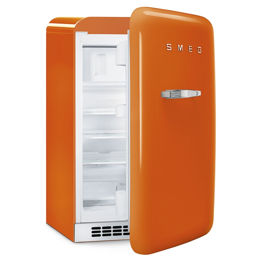 Smeg FAB10ROR2 55cm Retro Refrigerator Right Hand Hinge ORANGE