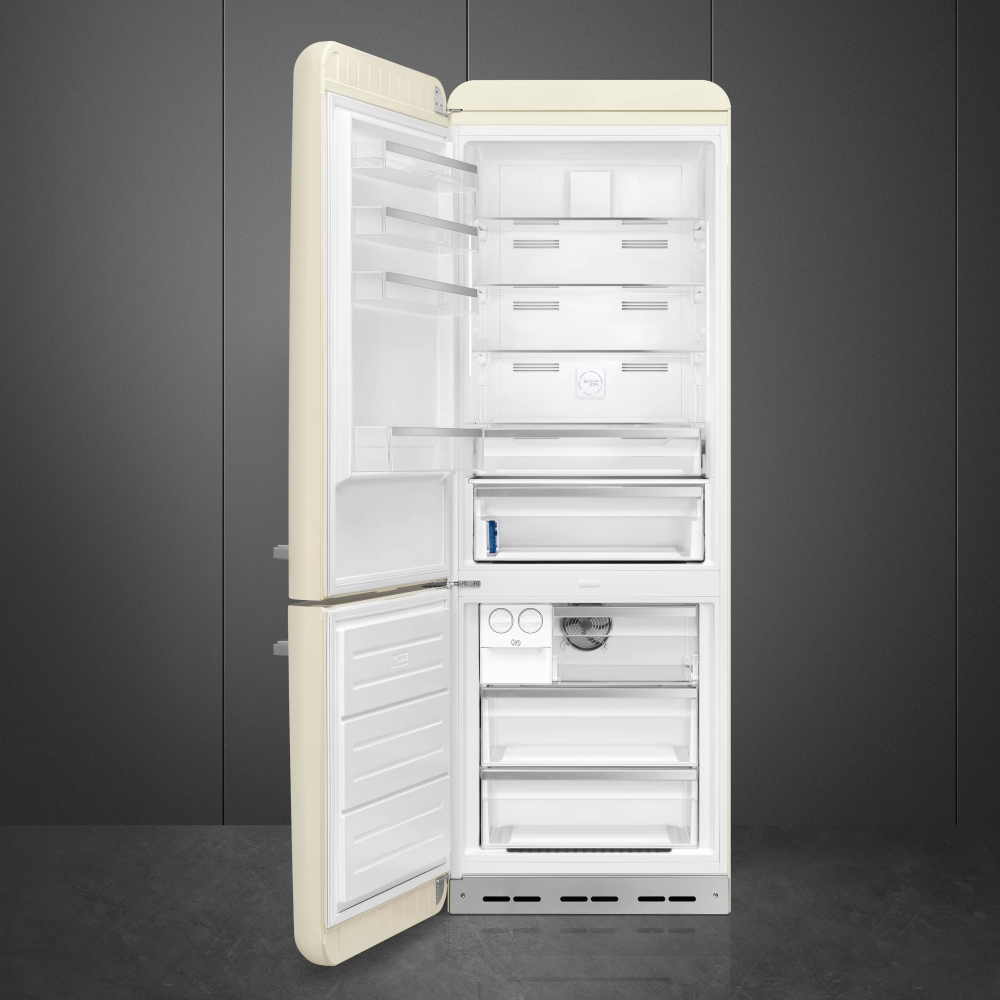 Smeg FAB38LCR 70cm Retro Frost Free Fridge Freezer Left Hand Hinge