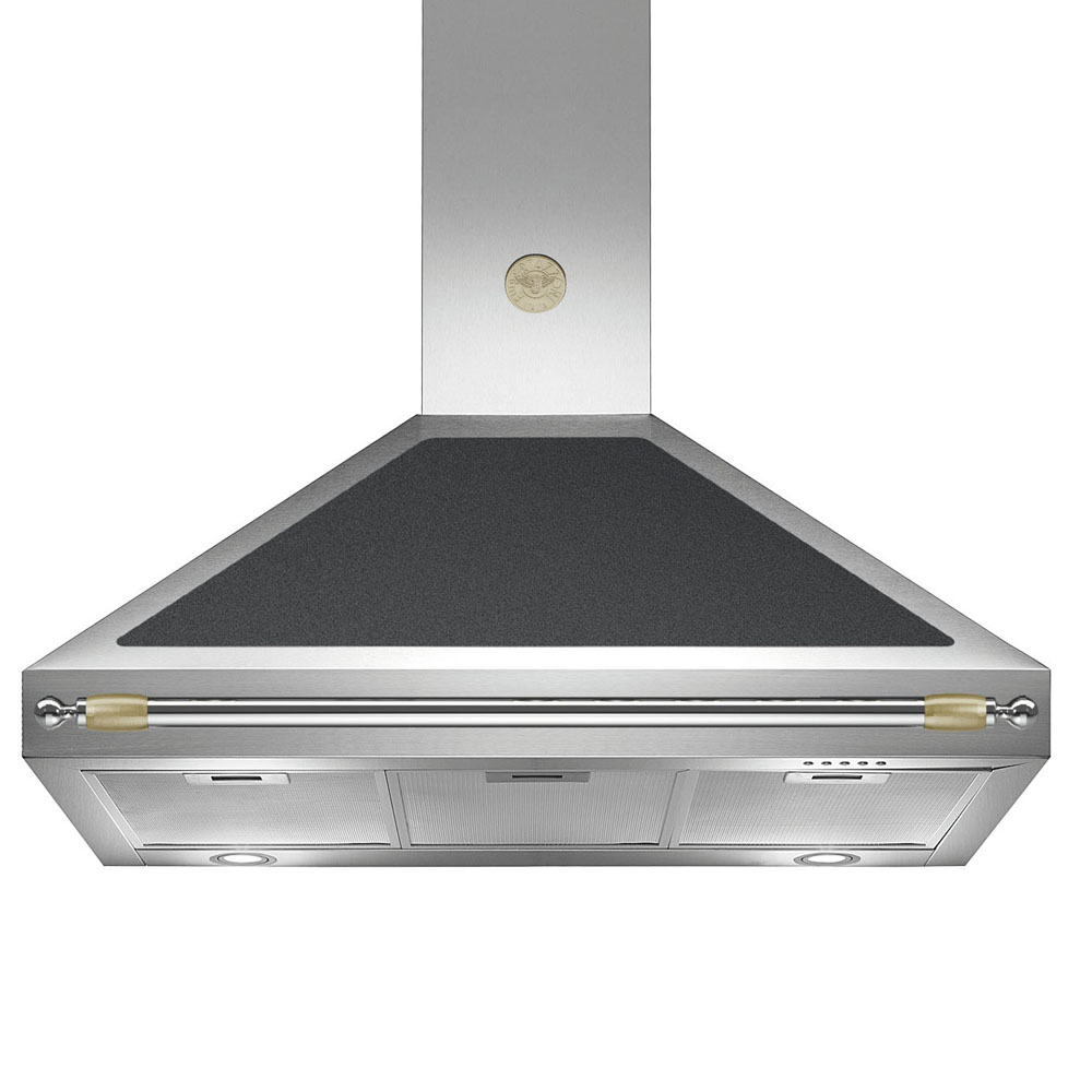 Bertazzoni K100HERNEA 100cm Heritage Series Cooker Hood BLACK