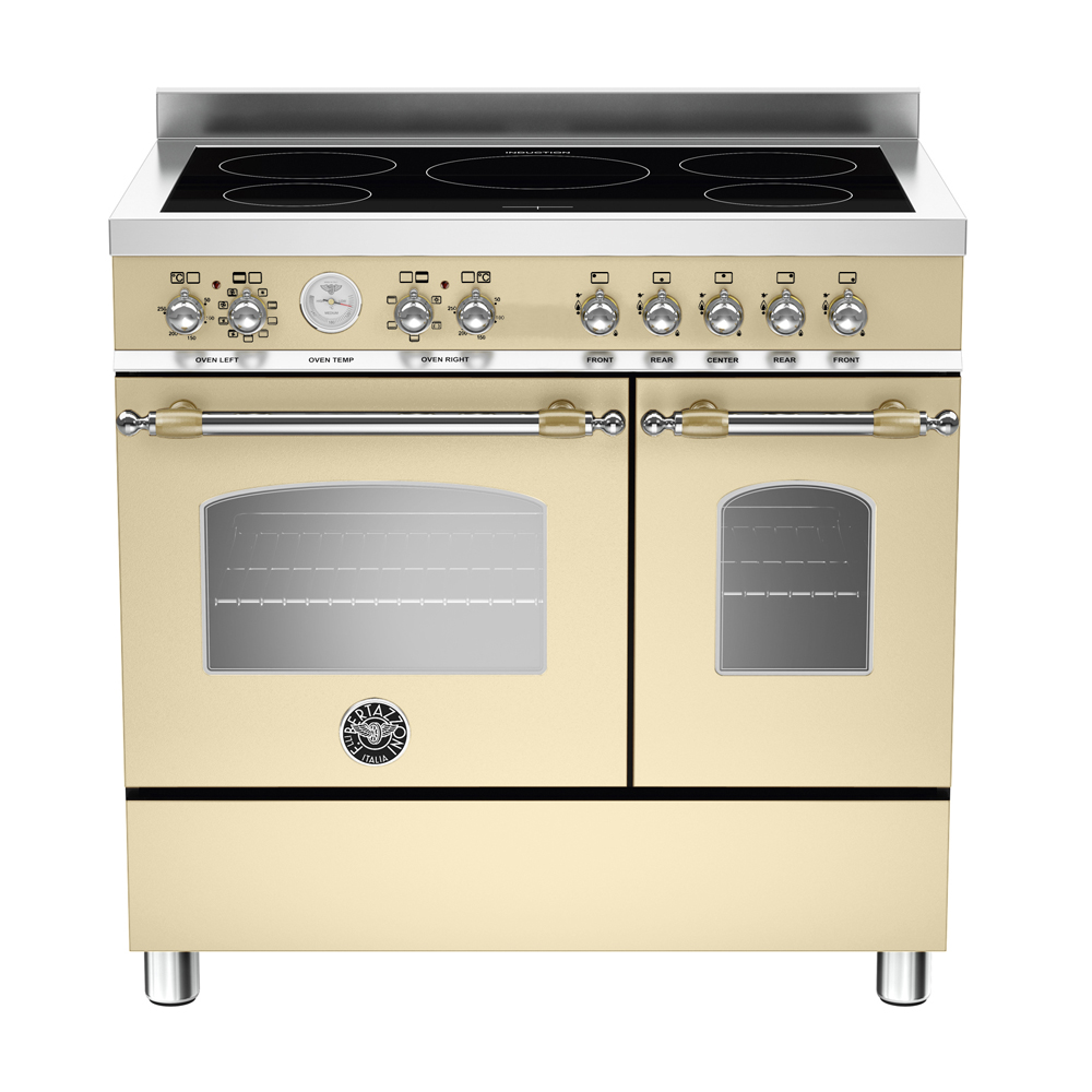 Bertazzoni HER905IMFEDCRT 90cm Heritage Induction Twin Range Cooker