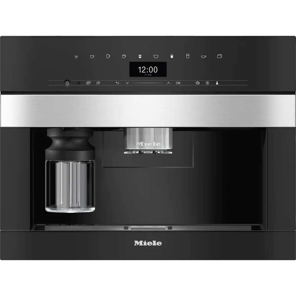 Miele CVA7445 Plumbed In Fully Automatic Coffee Machine - STAINLESS STEEL