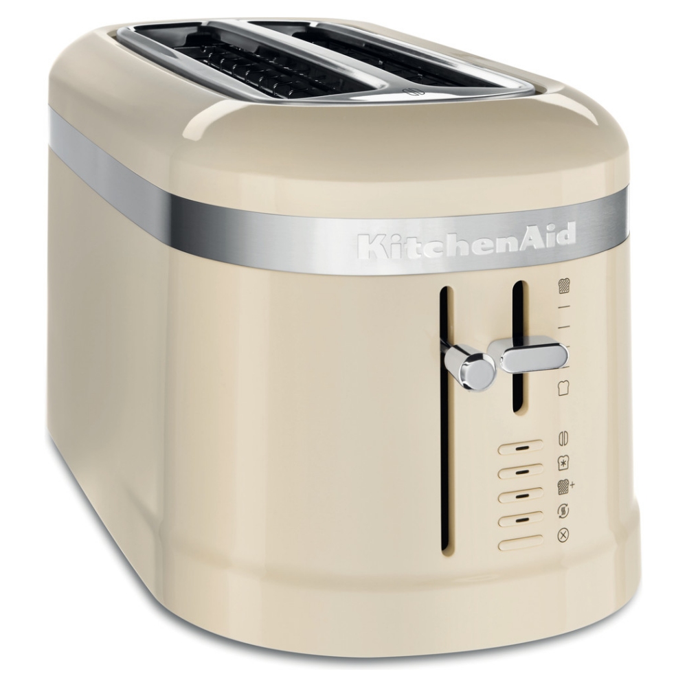 KitchenAid 5KMT5115BAC 4 Slice Long Slot Toaster ALMOND CREAM Appliance City