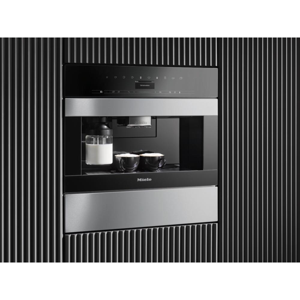 Miele CVA7445 Fully Automatic Coffee Machine Plumbed In STAINLESS