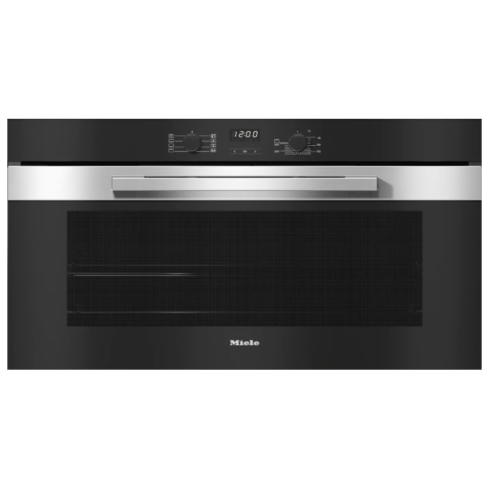 Miele H2890B PureLine 90cm Built In Single Oven STAINLESS STEEL