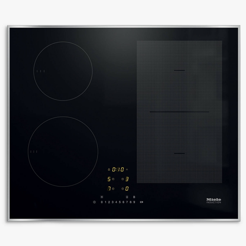 Miele KM7464FR 62cm Four Zone PowerFlex Induction Hob - STAINLESS STEEL