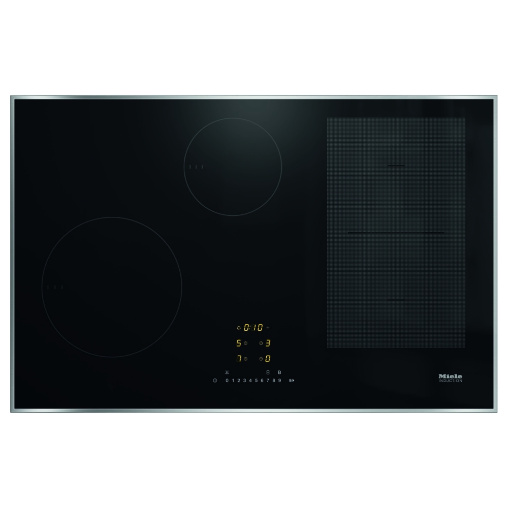 Miele KM7474FR 81cm Four Zone PowerFlex Induction Hob - STAINLESS STEEL