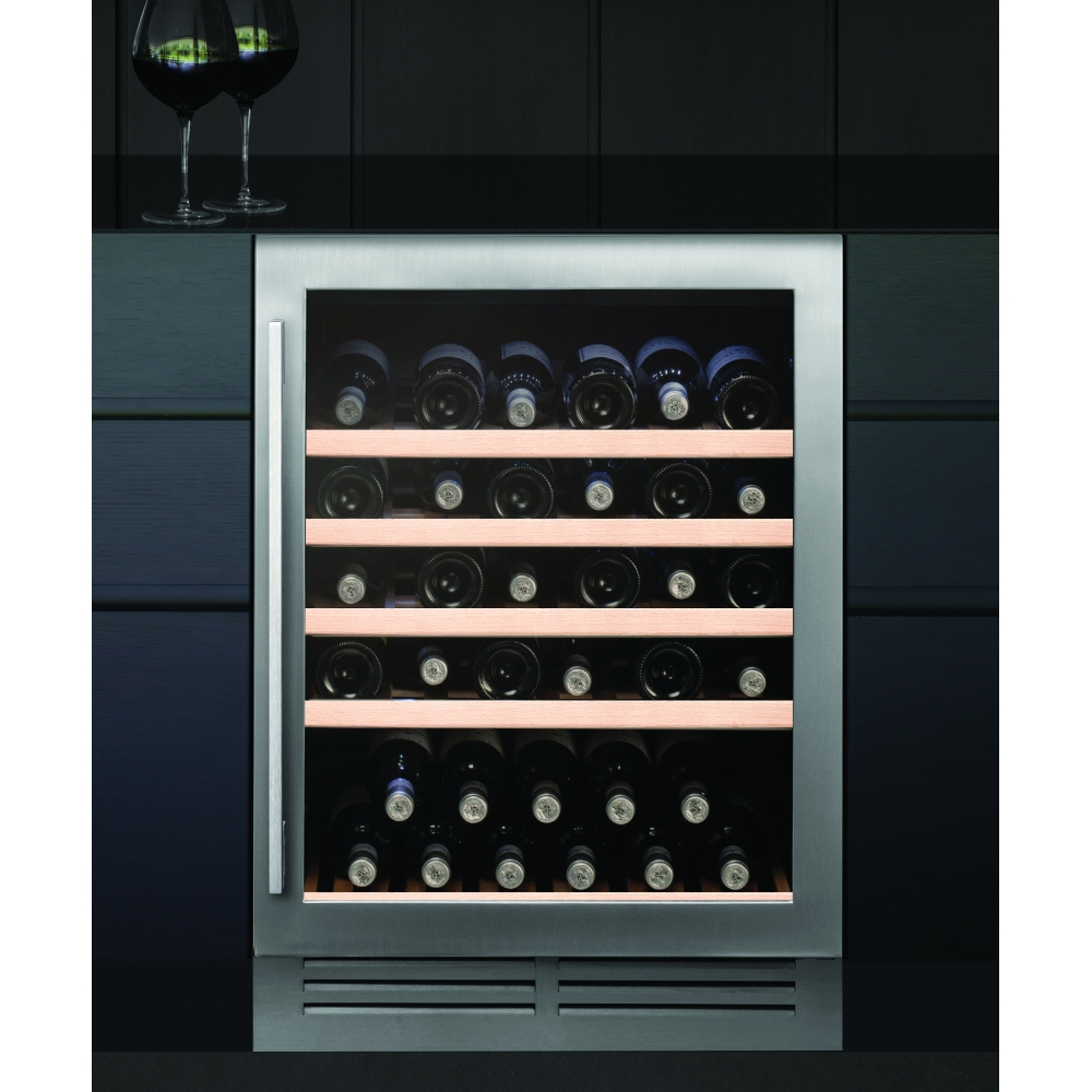 Caple WI6142 60cm Undercounter Wine Cooler - STAINLESS STEEL