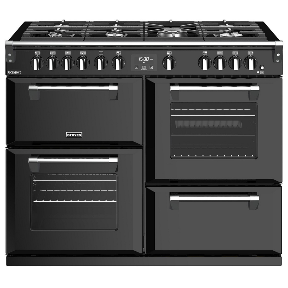 Stoves RICHMOND S1100GBK 10803 Stoves Richmond 1100mm Gas Range Cooker