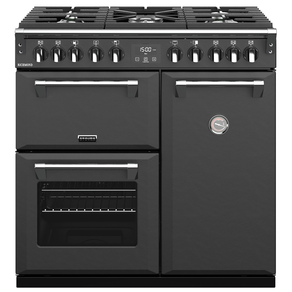 Stoves RICHMOND S900DFANT 10252 Richmond 900mm Dual Fuel Cooker ANTHRACITE Appliance City