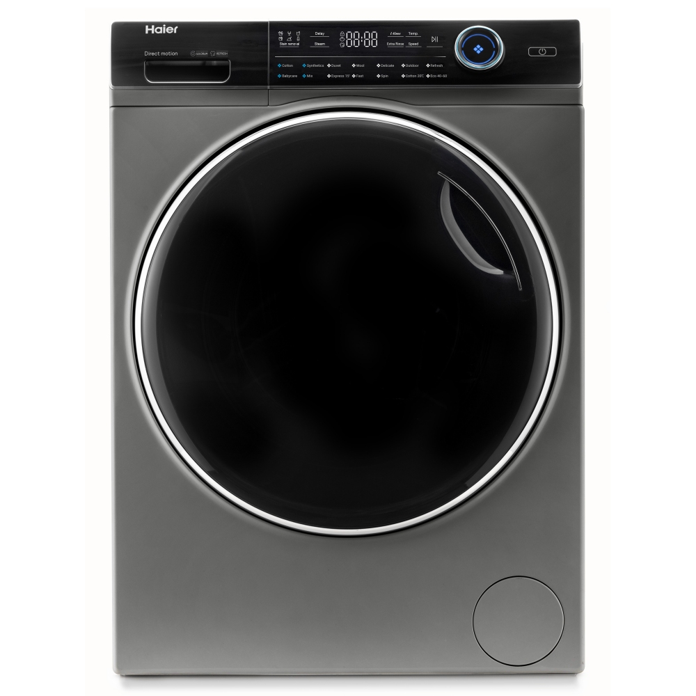 Haier HW80-B14979S 8kg I-Pro Series 7 Freestanding Washing Machine 1400rpm - GRAPHITE