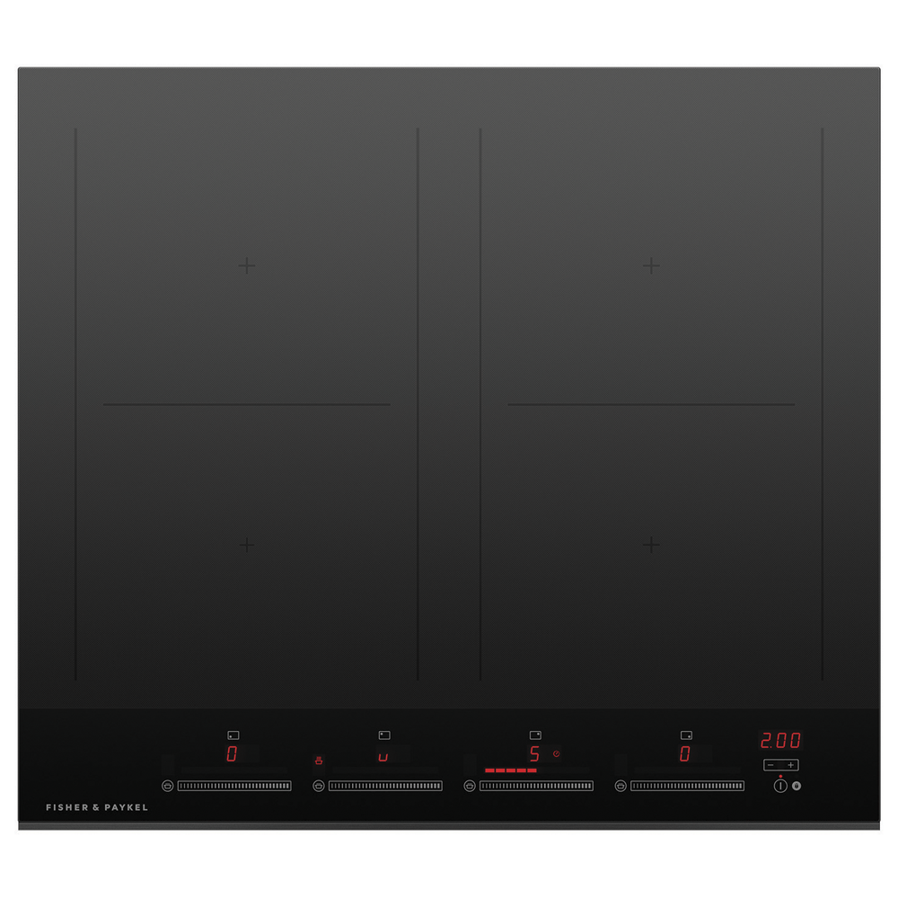 Fisher Paykel CI604DTB4 60cm Series 9 Frameless 4 Zone Induction Hob - BLACK