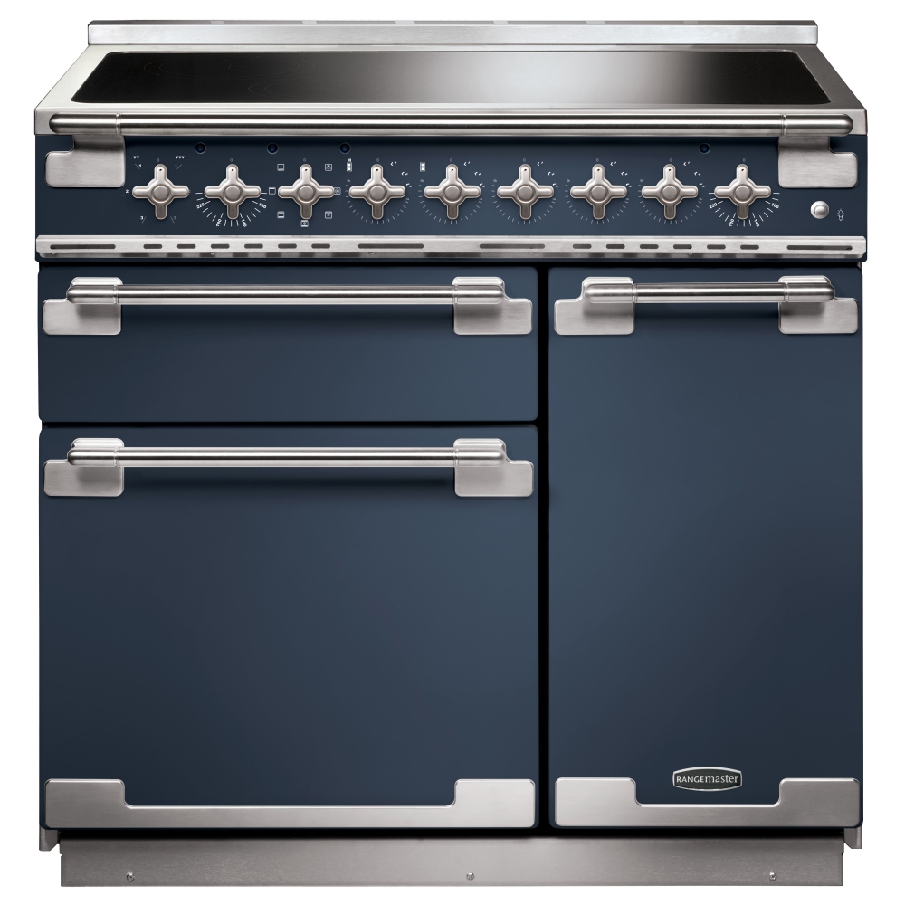 Rangemaster ELS90EISB Elise 90cm Induction Range Cooker 127190 - STONE BLUE