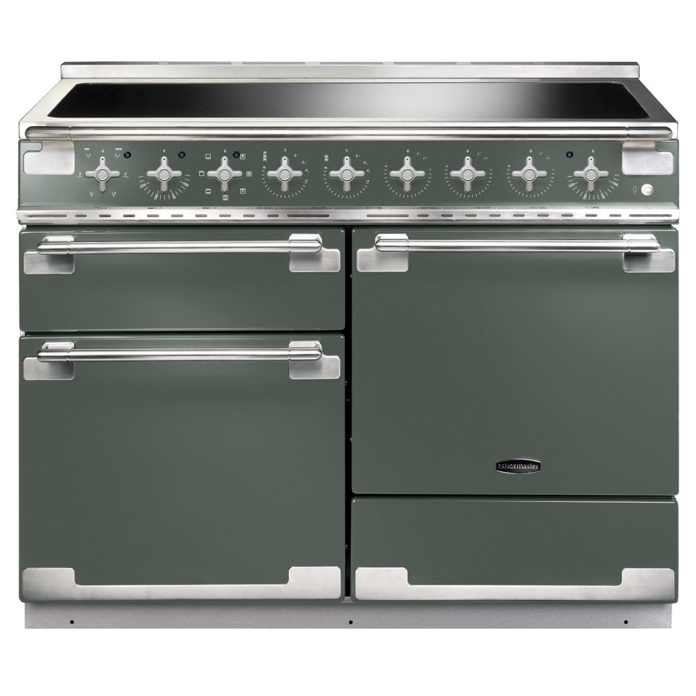 Rangemaster ELS110EIMG Elise 110cm Induction Range Cooker 126930 - MINERAL GREEN