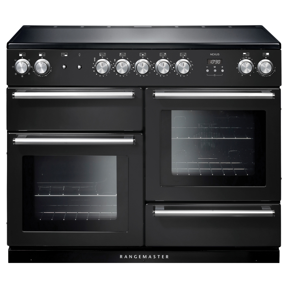 Rangemaster NEX110EICB/C Nexus 110cm Induction Range Cooker 125810 - CHARCOAL BLACK