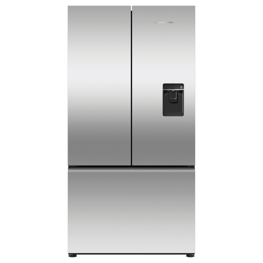 Fisher Paykel RF540ANUX6 Series 7 Handleless French Style Fridge Freezer With Ice & Water - STAINLESS STEEL