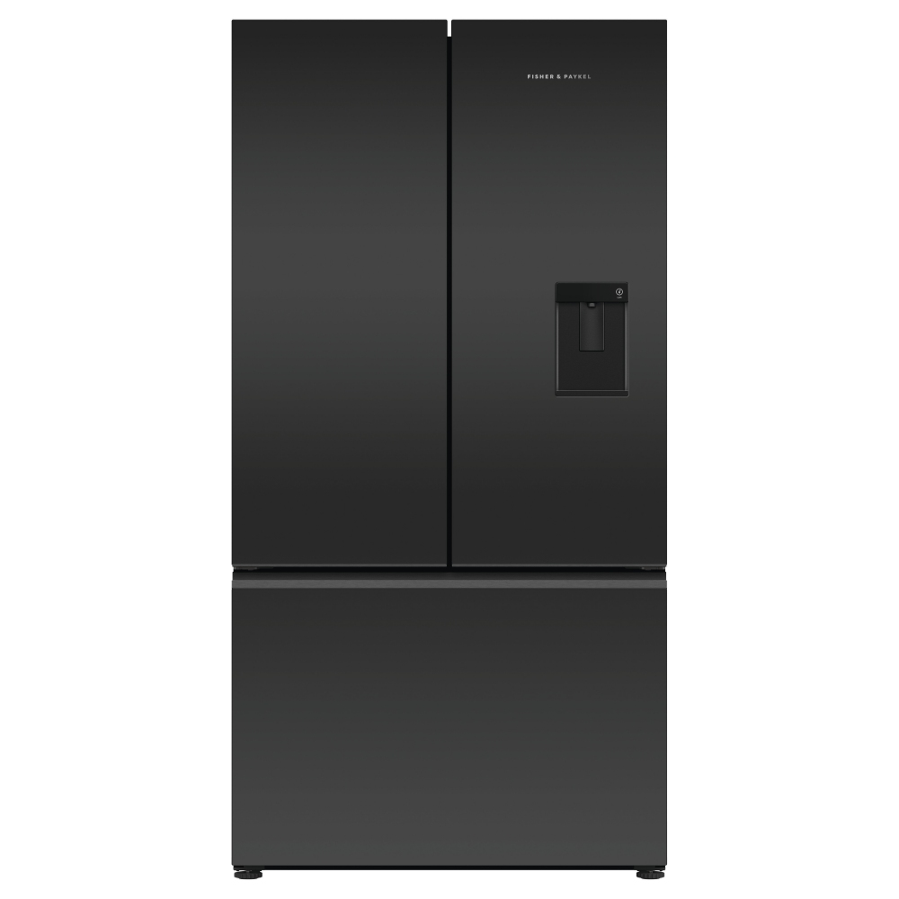 Fisher Paykel RF540AZUB6 Series 7 Handleless French Style Fridge Freezer With Ice & Water – MATTE BLACK