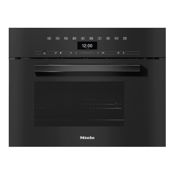 Miele DGM7440OBBL VitroLine Compact Steam Oven & Microwave - BLACK