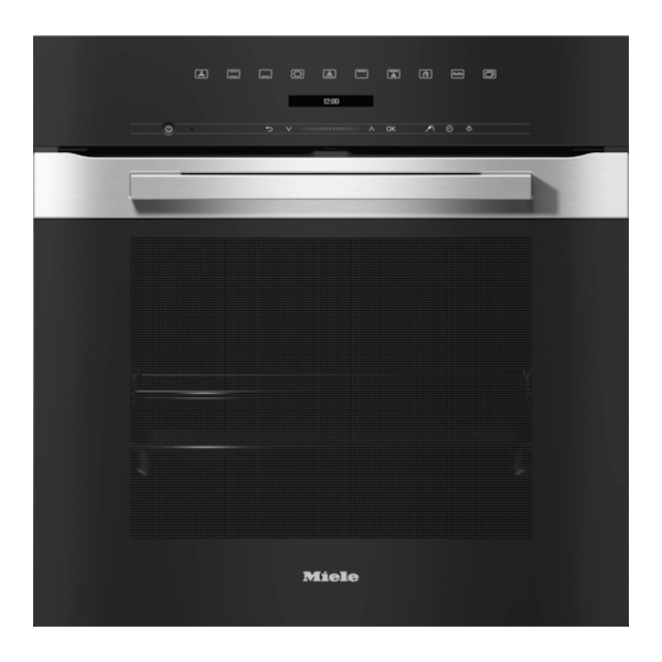 Miele H7262BPCLST PureLine Pyrolytic Built In Single Oven - STAINLESS STEEL