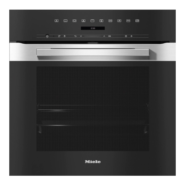 Miele H7264BPCLST PureLine Pyrolytic Built In Single Oven - STAINLESS STEEL