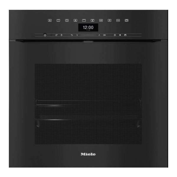 Miele H7464BPXOBBL ArtLine Pyrolytic Built In Single Oven - BLACK