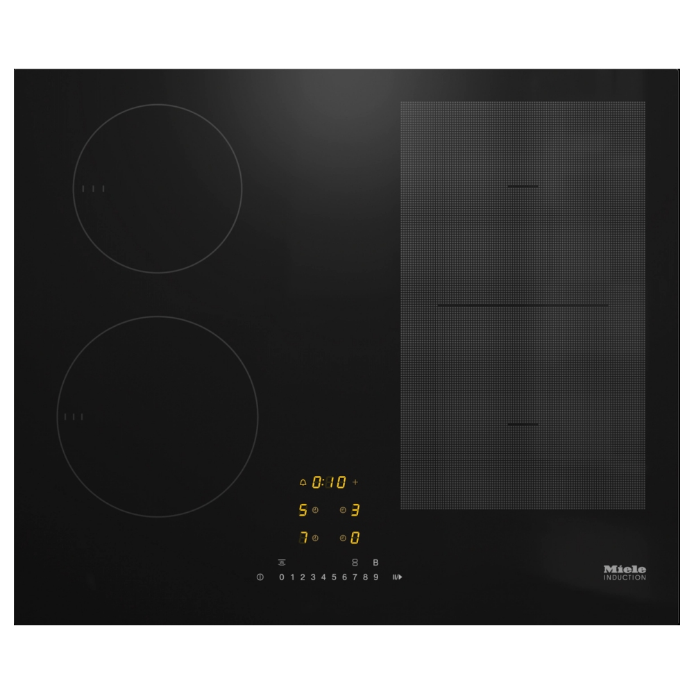 Miele KM7464FL 62cm Four Zone PowerFlex Induction Hob - BLACK