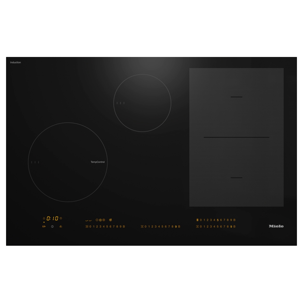 Miele KM7679FL 80cm Four Zone PowerFlex Induction Hob - BLACK