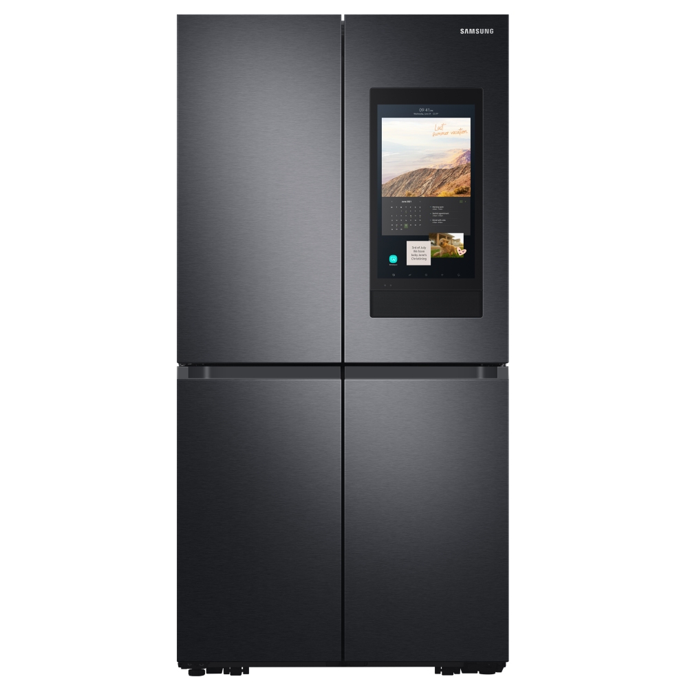 Samsung RF65DG9H0EB1EU French Style Family Hub Fridge Freezer With Ice & Water - BLACK STEEL
