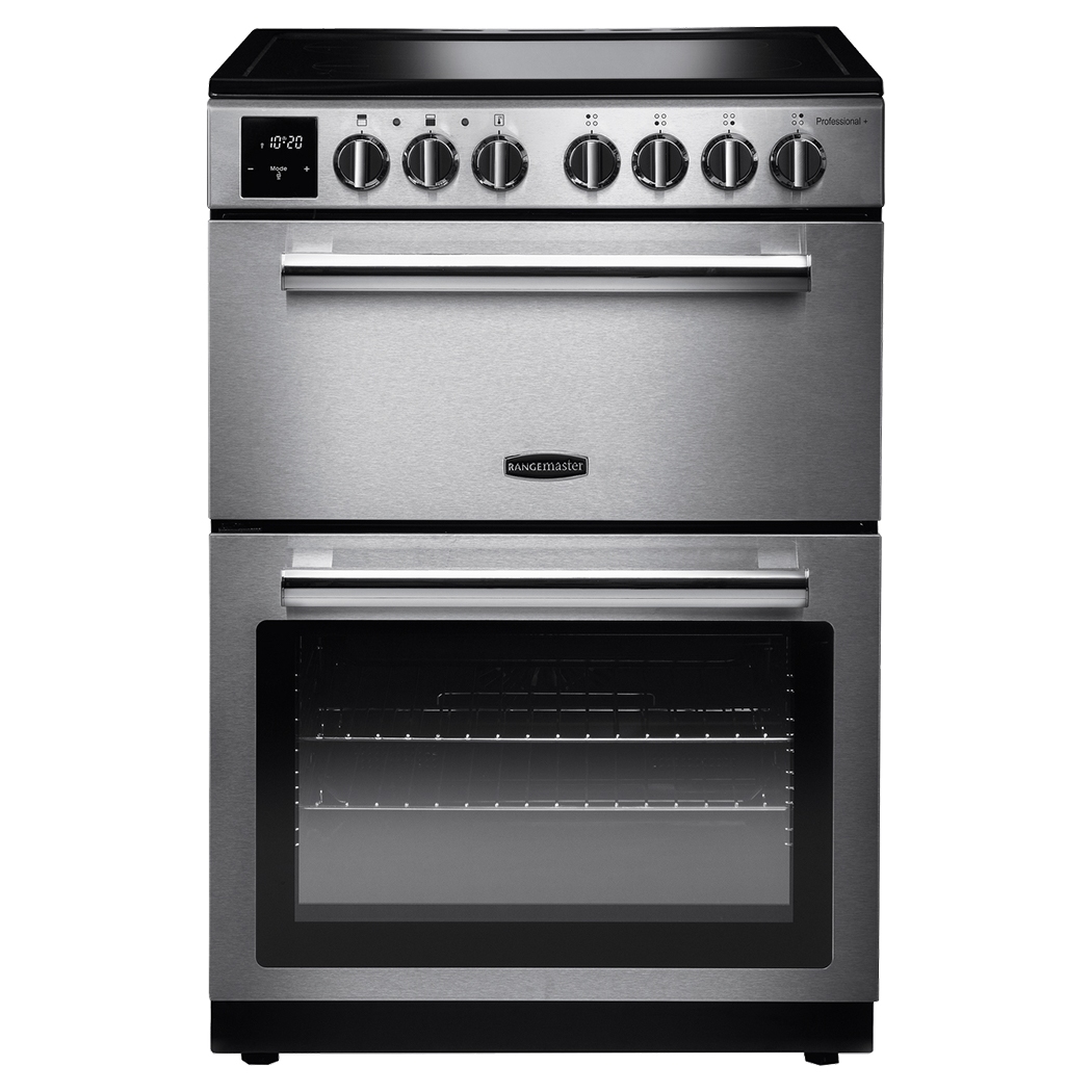 Rangemaster PROPL60ECSS/C Professional Plus 60cm Freestanding Ceramic Cooker – STAINLESS STEEL