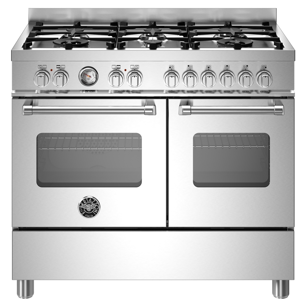 Bertazzoni MAS106L2EXC 100cm Master Series Dual Fuel Range Cooker - STAINLESS STEEL