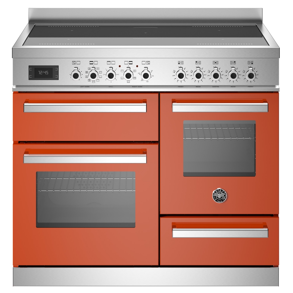 Bertazzoni PRO105I3EART 100cm Professional XG Induction Range Cooker - ORANGE