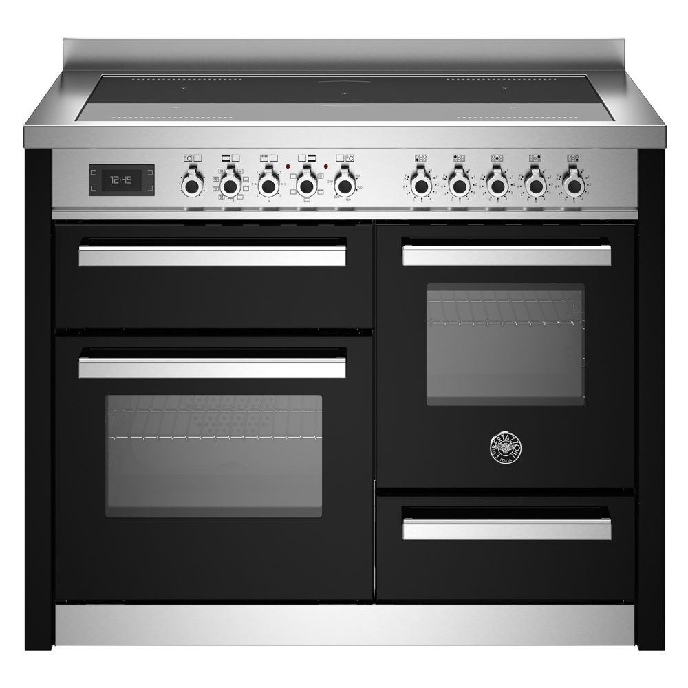 Bertazzoni PRO115I3ENET 110cm Professional XG Induction Range Cooker - BLACK
