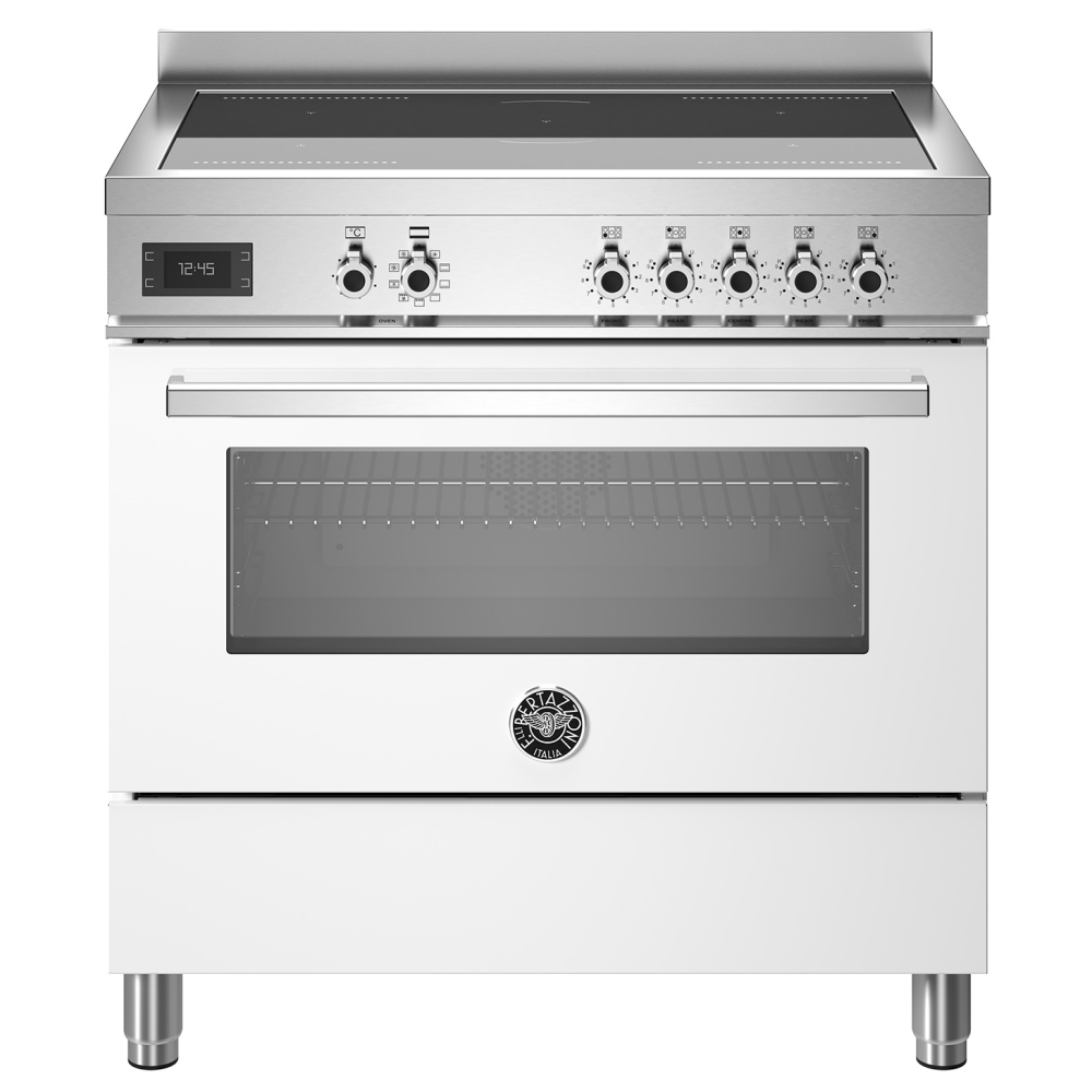 Bertazzoni PRO95I1EBIT 90cm Professional Induction Range Cooker - WHITE