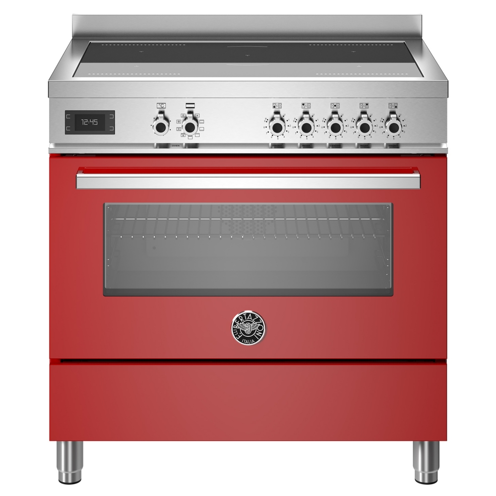 Bertazzoni PRO95I1EROT 90cm Professional Induction Range Cooker - RED