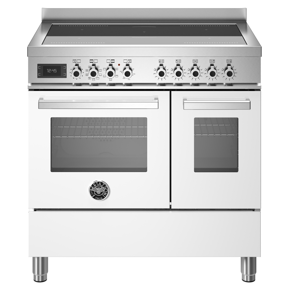 Bertazzoni PRO95I2EBIT 90cm Professional Induction Range Cooker - WHITE