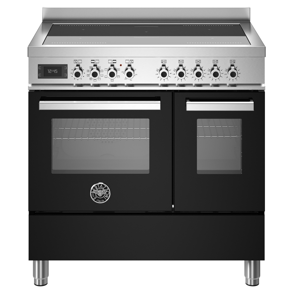 Bertazzoni PRO95I2ENET 90cm Professional Induction Range Cooker - BLACK