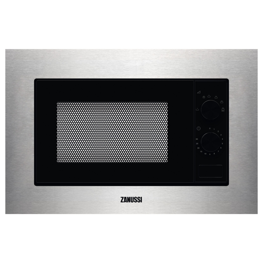 Zanussi ZMSN5SX Built In Microwave For Wall Unit - STAINLESS STEEL