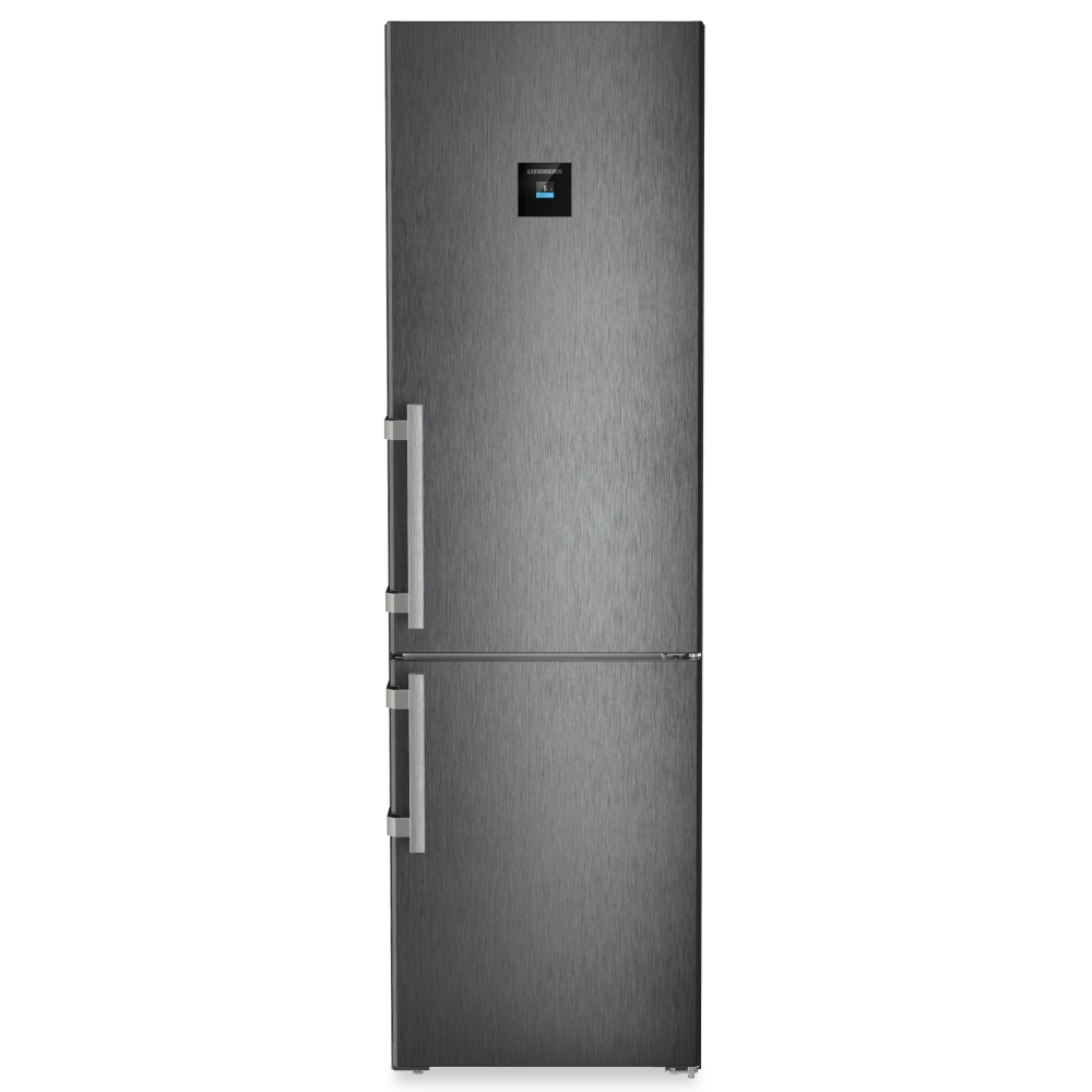 Liebherr CBNBSD576I 60cm Prime Biofresh Frost Free Fridge Freezer With Ice Maker - BLACK STEEL