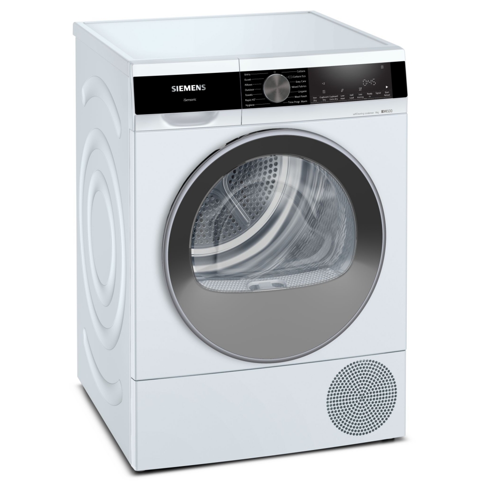Siemens WQ45G209GB 9kg IQ-500 Heat Pump Condenser Tumble Dryer - WHITE