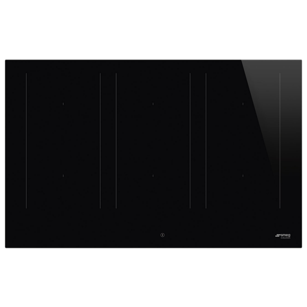 Smeg SIM3864D 80cm 6 Zone Multizone Induction Hob - BLACK