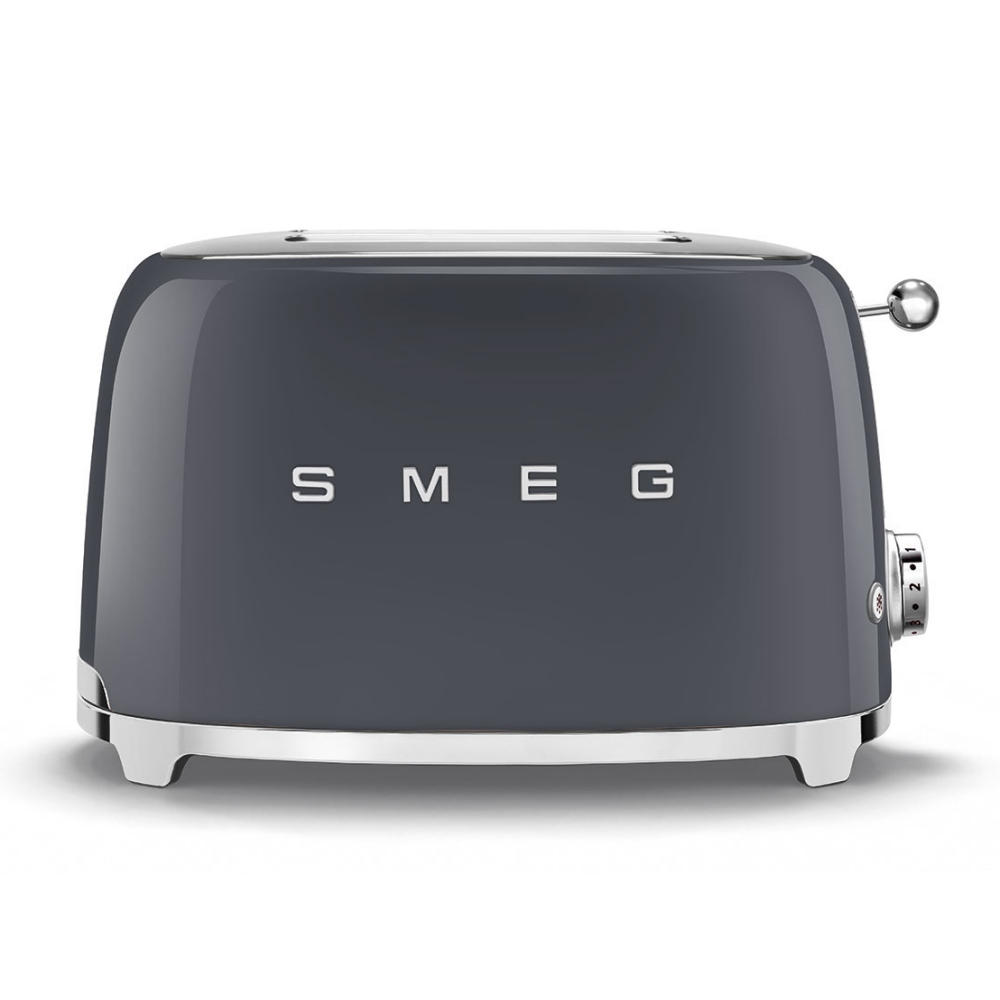 Smeg TSF01GRUK Retro 2 Slice Toaster - SLATE GREY