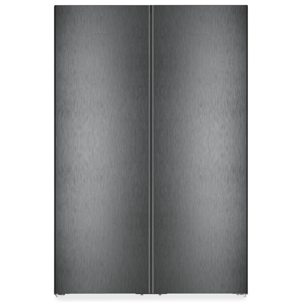 Liebherr XRFBD5220 123cm Plus Side By Side Fridge Freezer - BLACK STEEL