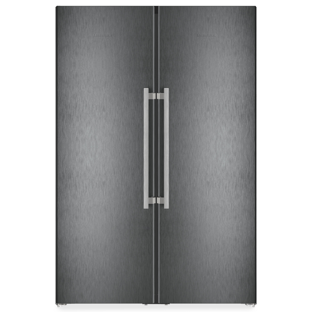 Liebherr XRFBS5295 121cm Peak Side By Side Biofresh Fridge Freezer With Icemaker & Water Dispenser - BLACK STEEL