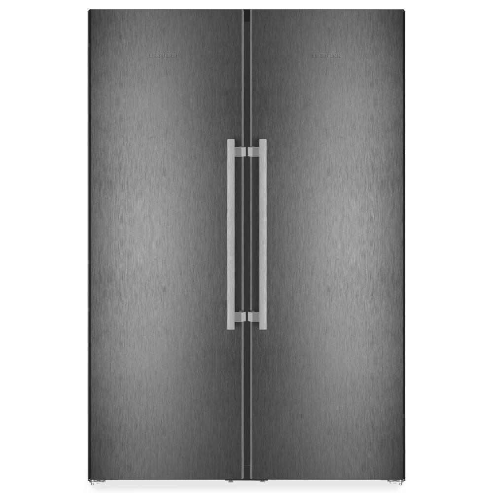 Liebherr XRFBS5295 121cm Peak Biofresh Side By Side Fridge Freezer With Icemaker & Water Dispenser - BLACK STEEL
