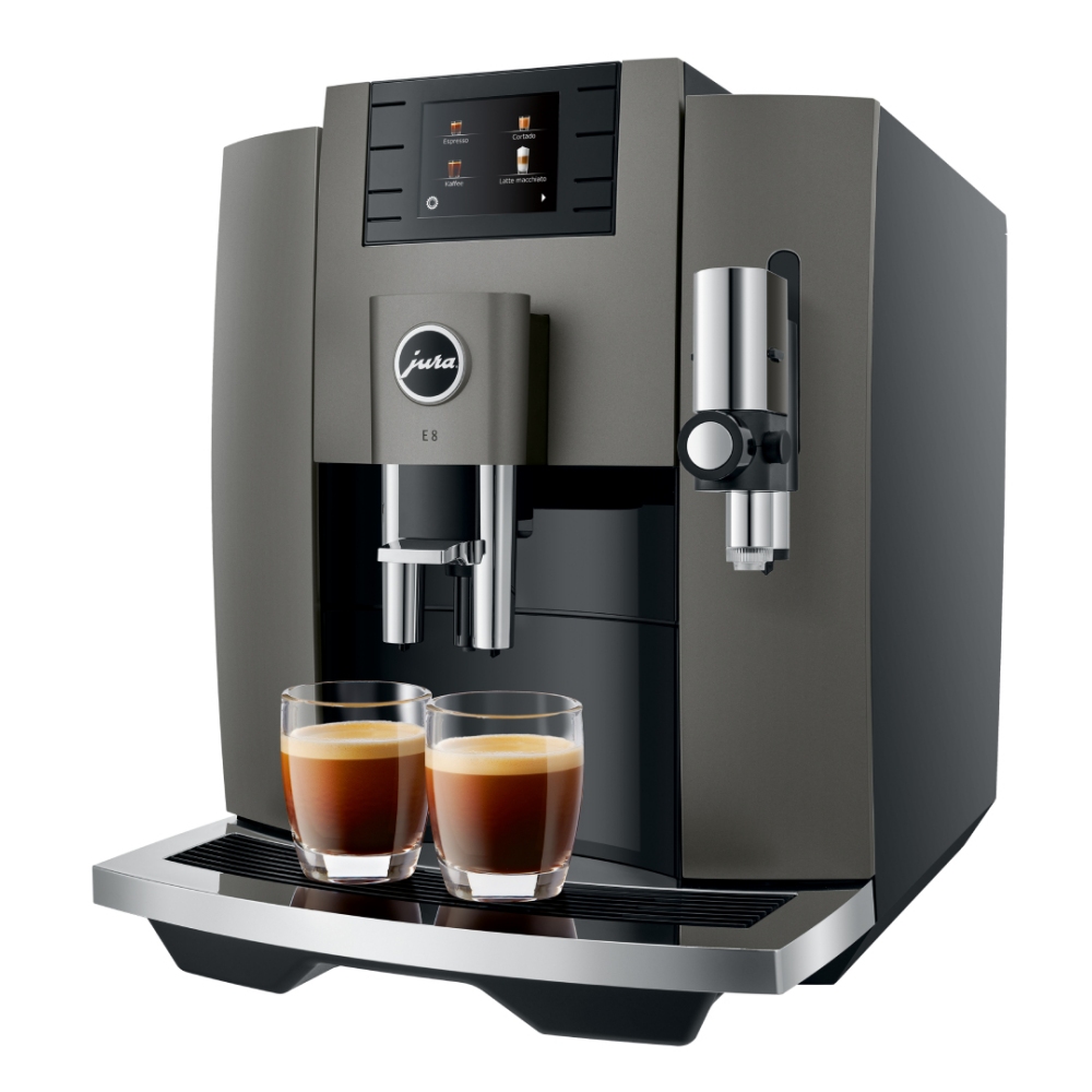 Jura E8 DARK INOX Freestanding Fully Automatic Coffee Machine - DARK INOX