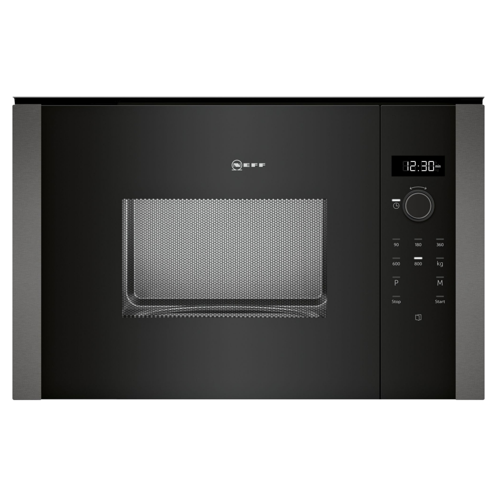 Neff HLAWD23G0B N50 Built In Microwave For Wall Unit - GRAPHITE