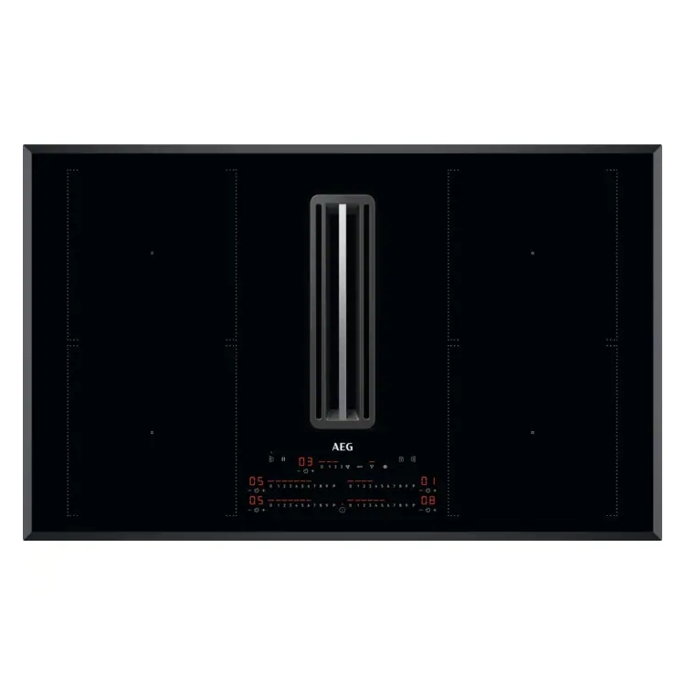 AEG CCE84751FB 83cm Series 8000 Recirculating Air Venting Flex Induction Hob – BLACK